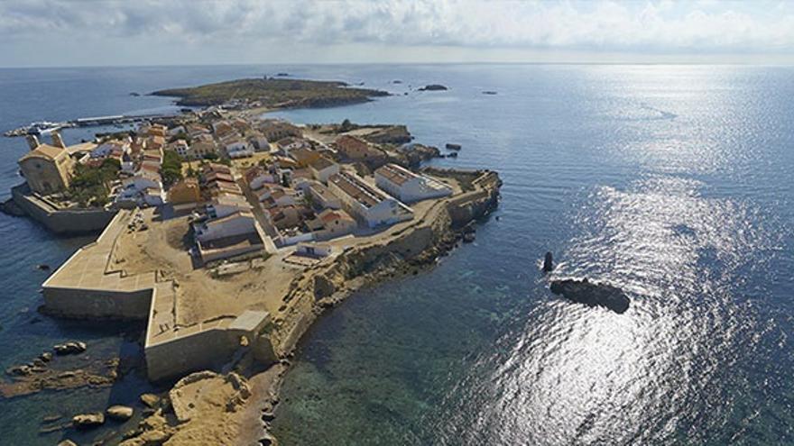 Panorámica de la isla de Tabarca.