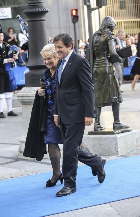 La alfombra azul de los premios "Princesa de Asturias" 2016"