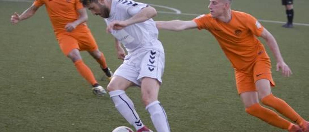 El Olímpic en el partido en la Murta ante el Torre Levante.