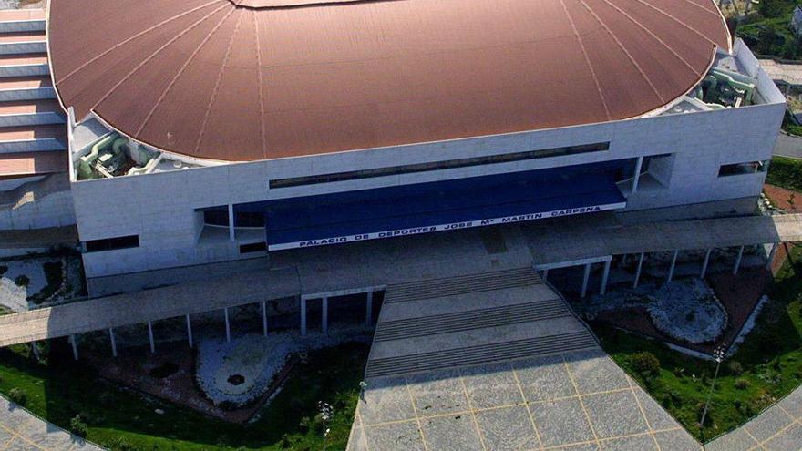 Imagen aérea del Palacio de los Deportes José María Martín Carpena.