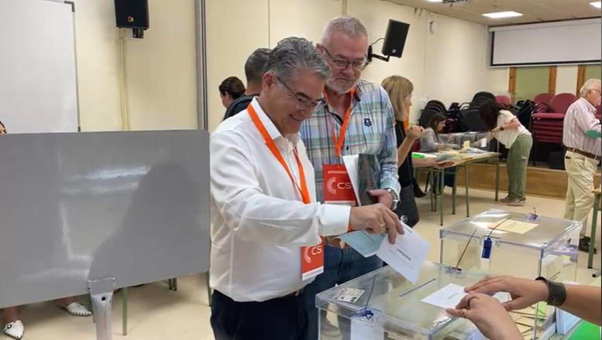 El candidato de Ciudadanos, Pedro Antonio Martínez.