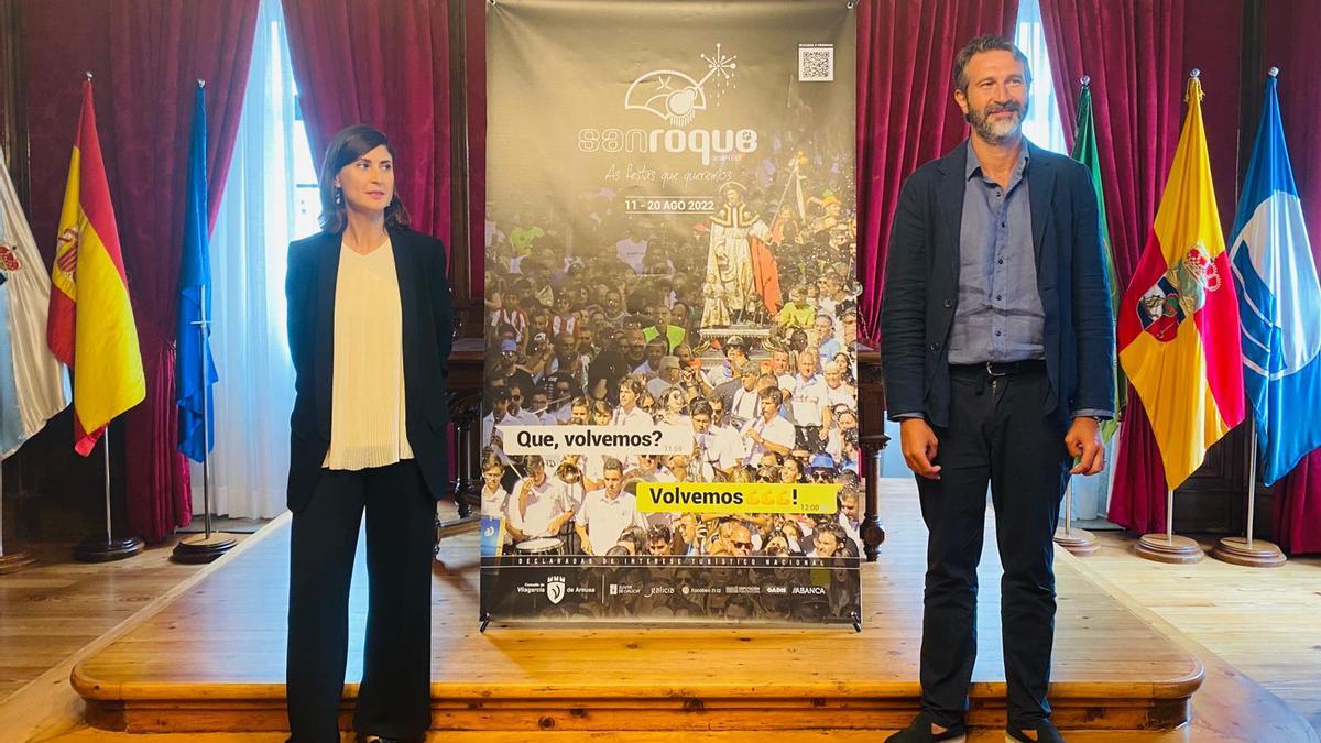 Alberto Varela y Sonia Outón, en la presentación del programa.