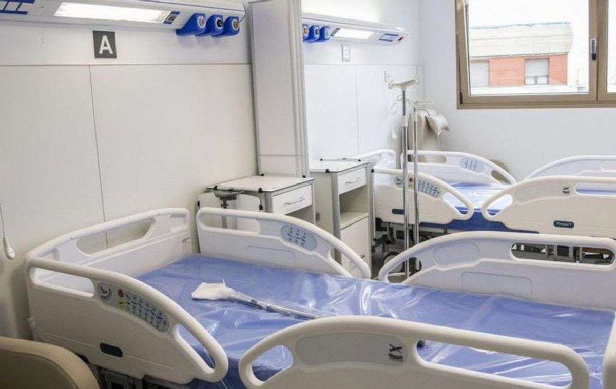 Camas en un hospital de Canarias.