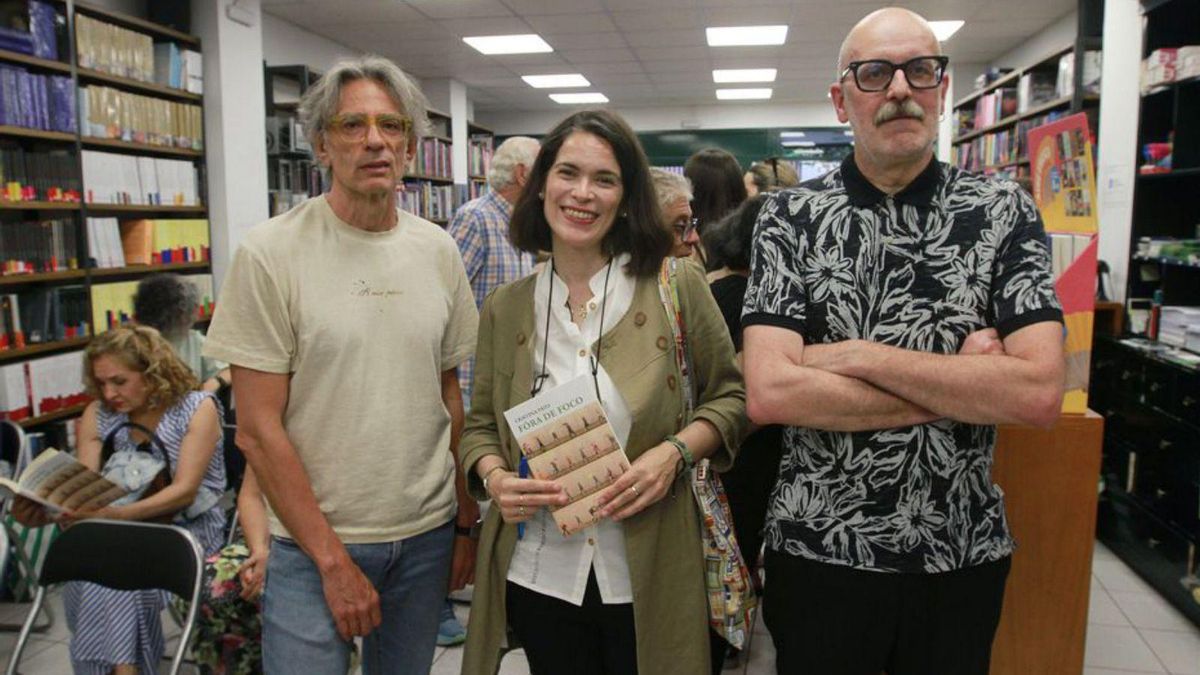 Juan Tallón, Cristina Pato y Marcos Calveiro, en Tanco.