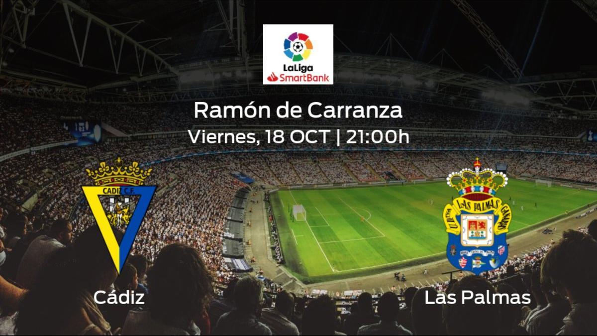 Jornada 12 de la Segunda División: previa del duelo Cádiz - Las Palmas