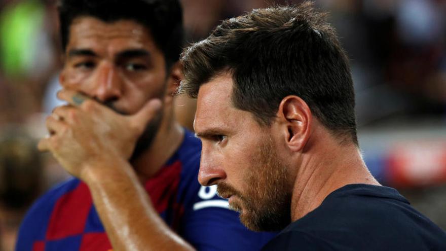 Una imagen de Leo Messi en el Gamper.