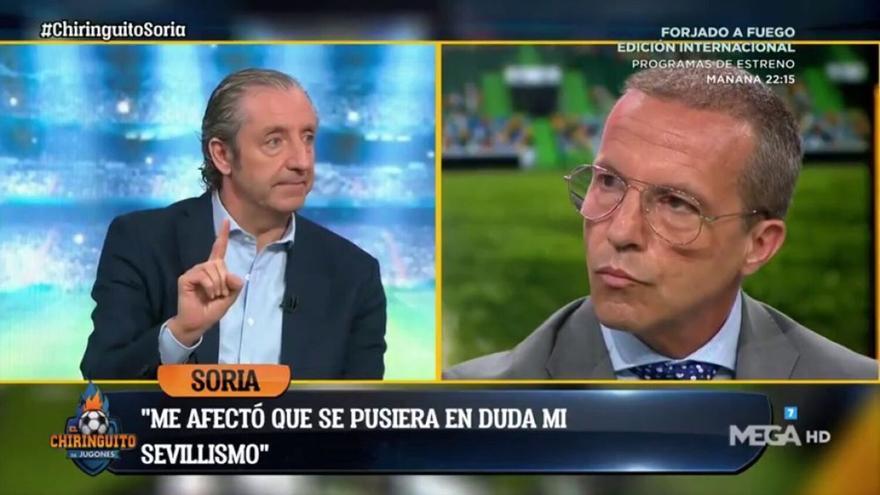Inesperado discurso de Cristóbal Soria en El Chiringuito: ¡Defiende al Real Madrid!