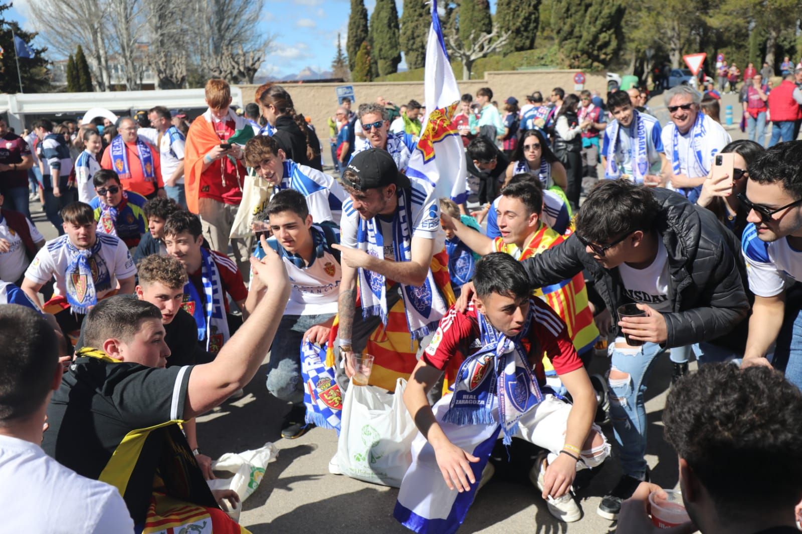 El derbi aragonés, en imágenes