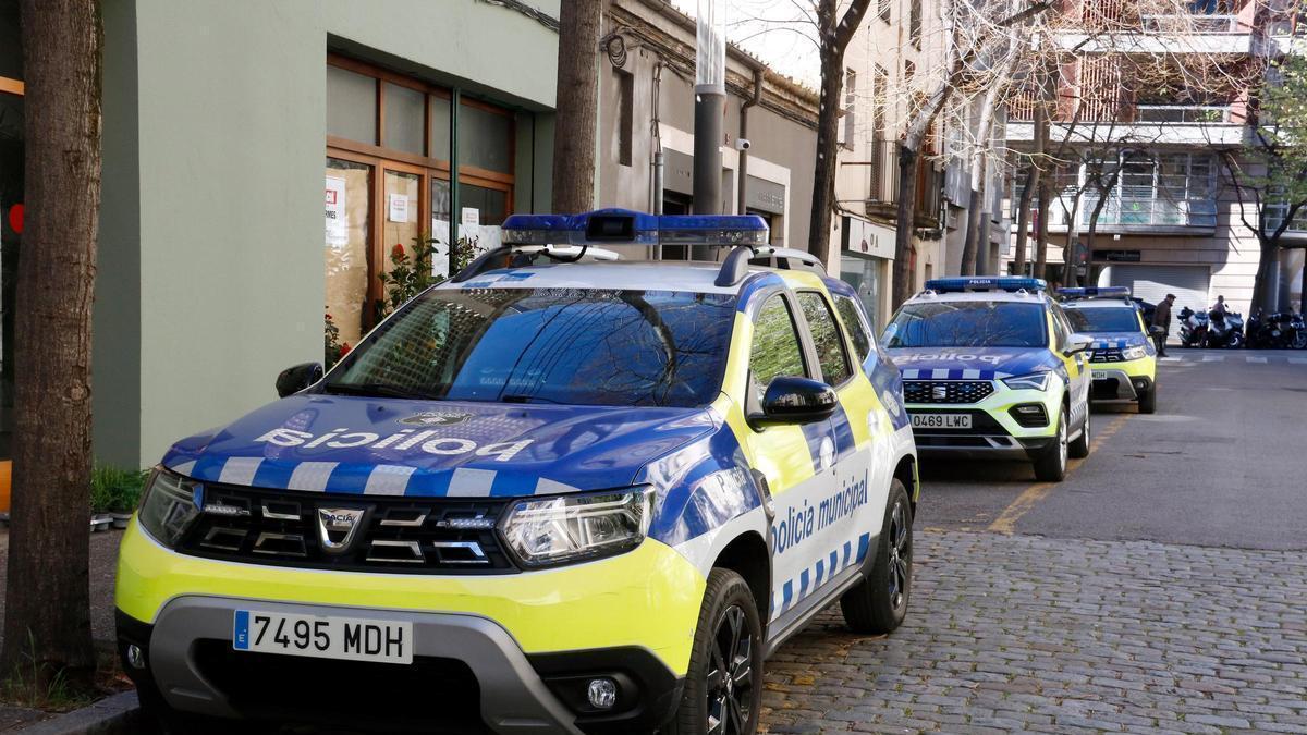 Vehicles de la Policia Municipal de Girona, foto d'arxiu