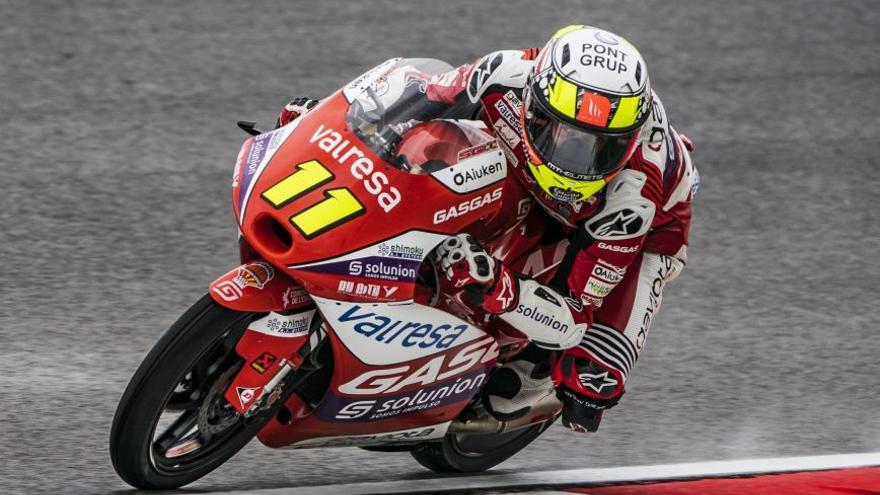 Sergio García durante el día de hoy en la pista del GP de Portugal.