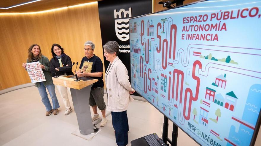 Pontevedra impulsa una campaña para fomentar la autonomía infantil en la movilidad urbana