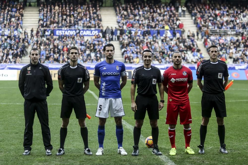 El partido entre el Langreo y el Oviedo B, en imágenes