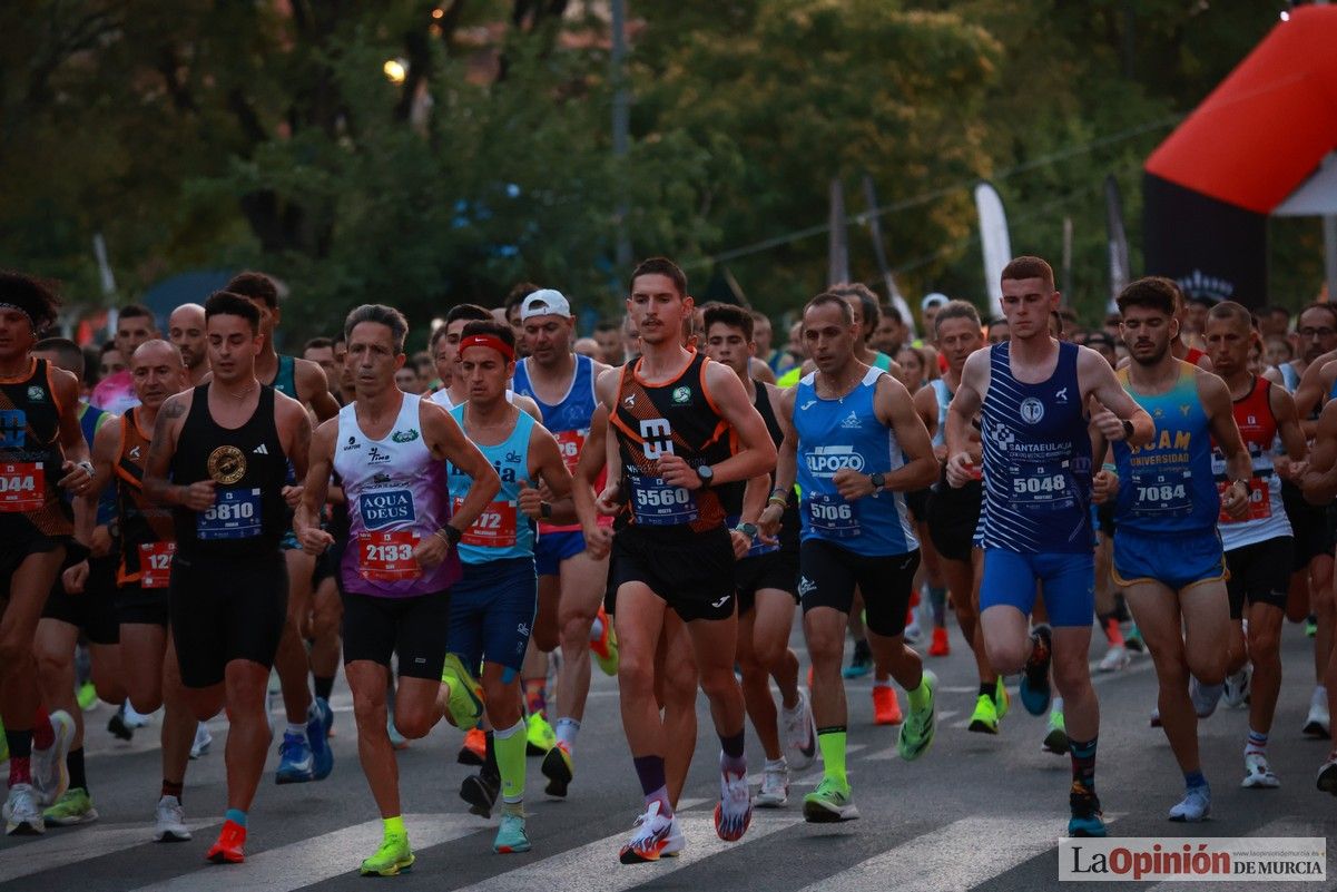 Las mejores imágenes de la carrera nocturna de Murcia