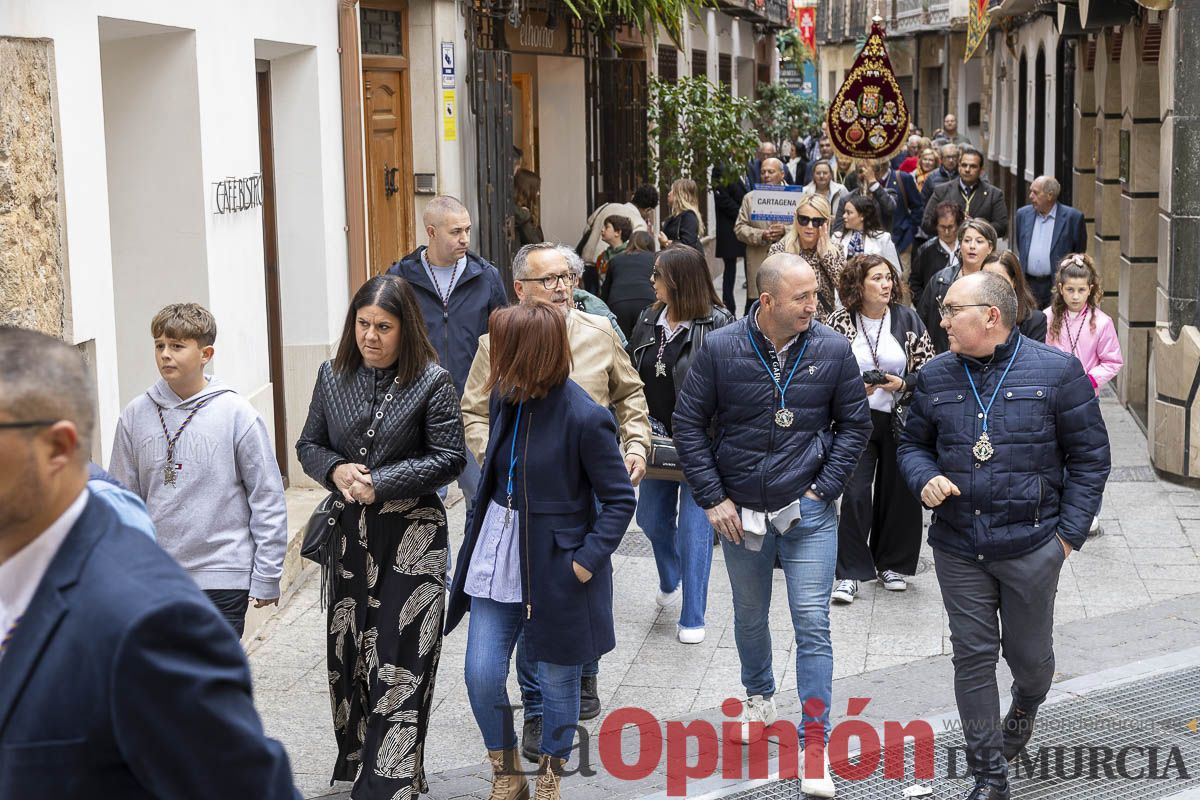 Cofradías y Hermandades de Semana Santa Peregrinan a Caravaca