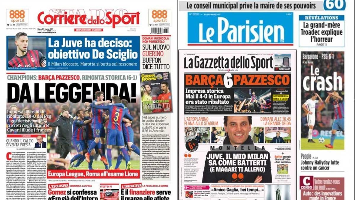 La prensa mundial destacó la remontada del Barcelona