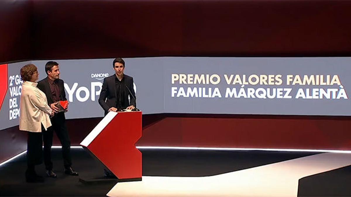 La familia Márquez Alentà, Premio Valores Familia