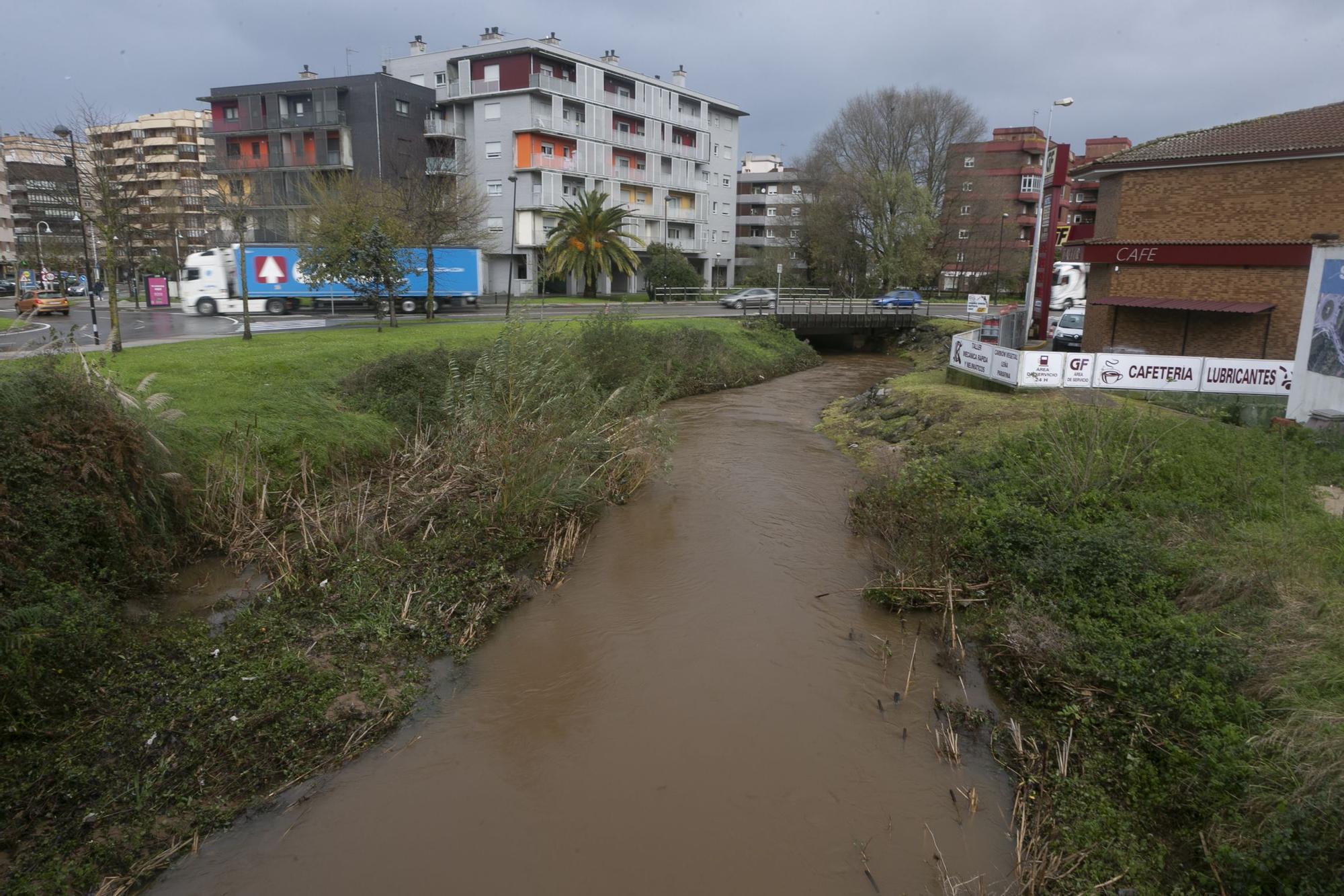 Temporal en la comarca de Avilés