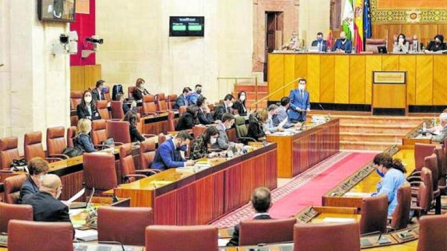 Los agentes económicos abordan las cuentas en el Parlamento andaluz