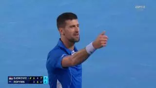 Djokovic y su lío con el público: "Baja y dímelo a la cara"