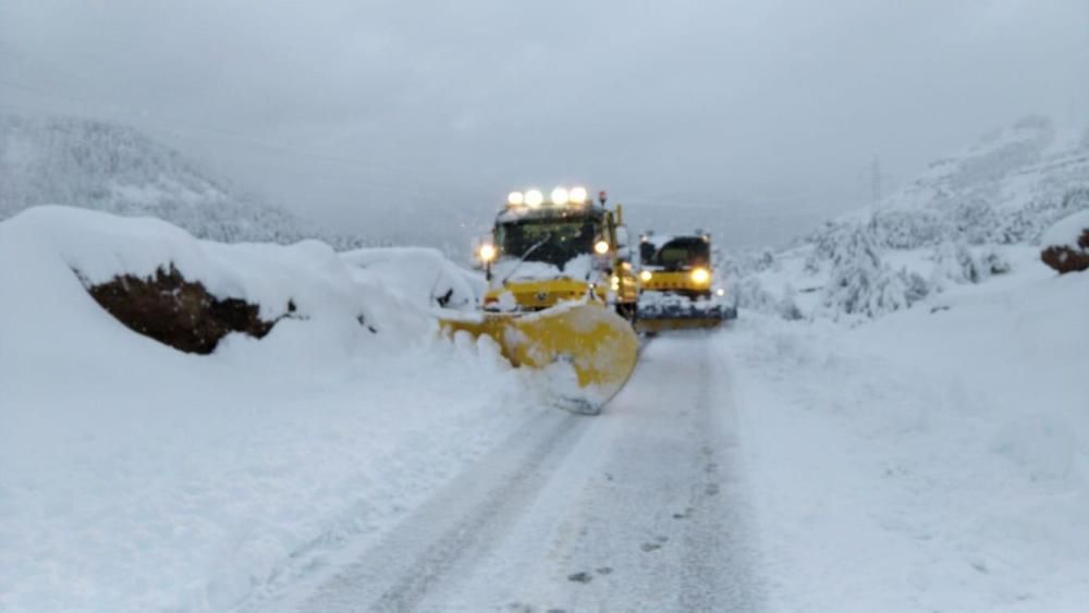 Nevada a l'Alt Berguedà el 22-1-20