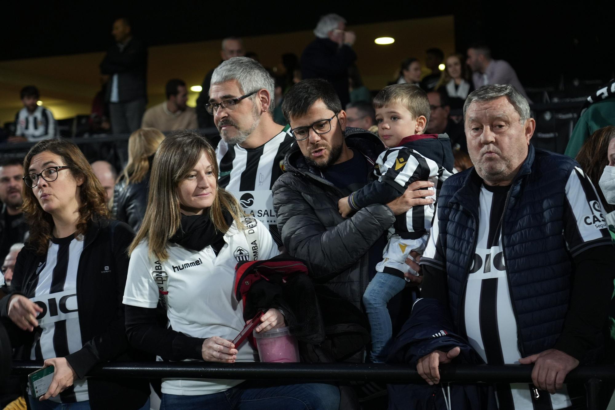 La afición del Castellón antes del partido