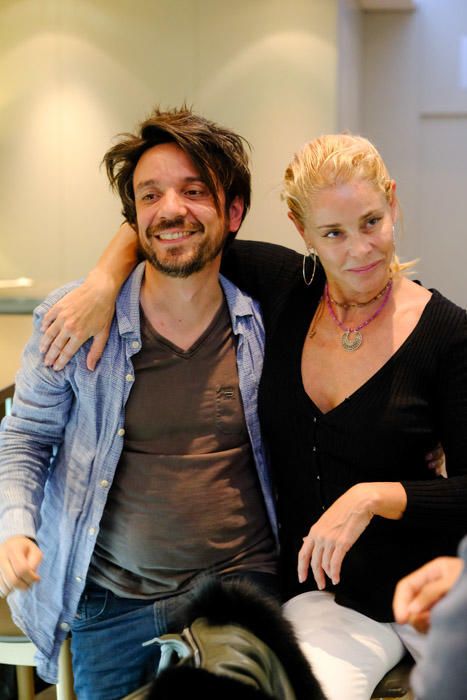 Belén Rueda, con el director de ''Mirage''