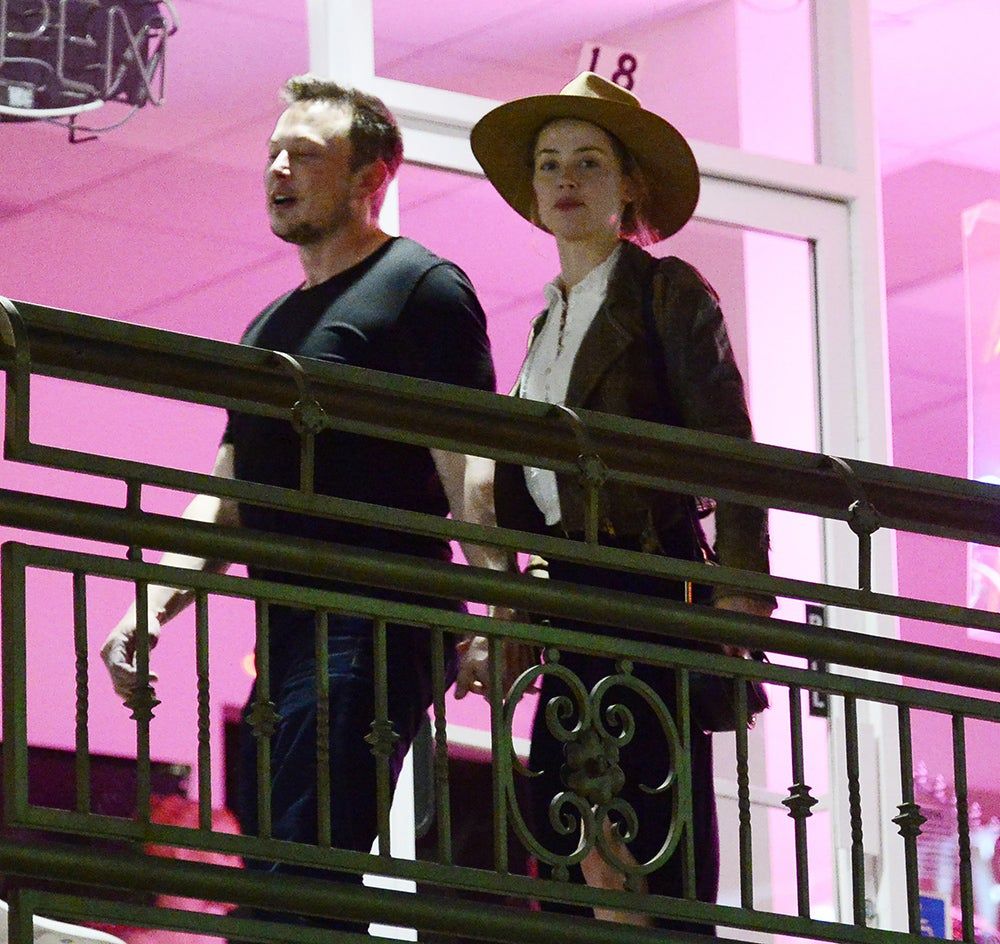 Elon Musk y Amber Heard pillados juntos