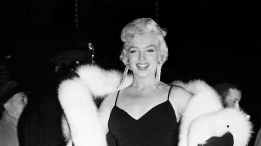 Marilyn Monroe, en un estreno.