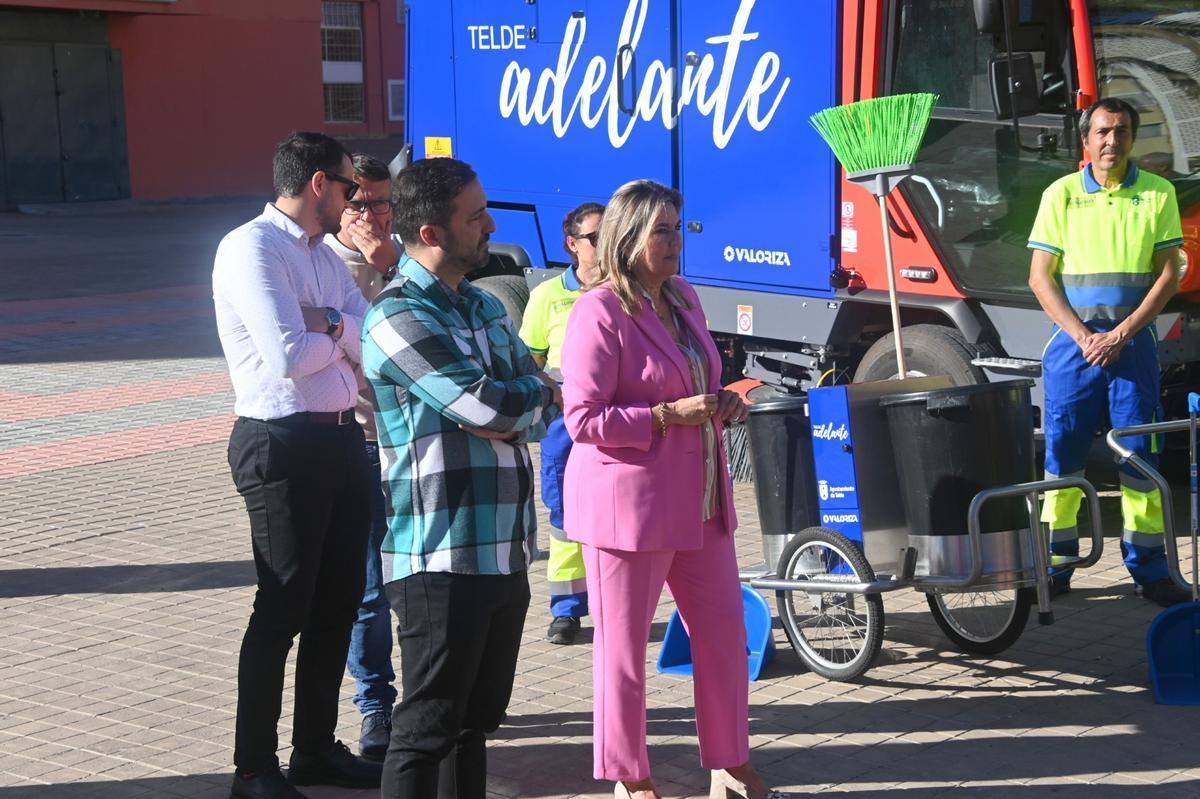 Limpieza del Carnaval de Telde