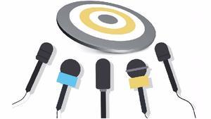 Periodisme a la diana a Gaza