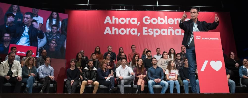 Mitin de Pedro Sánchez en Tenerife