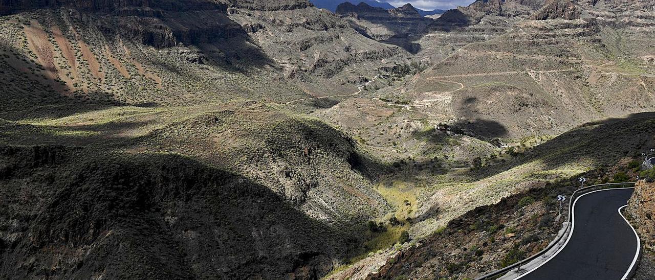 Macizo de Amurga , a la izquierda de la imagen. | | JUAN CARLOS CASTRO