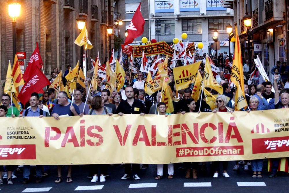 Manifestación de la Comissió 9 d'Octubre