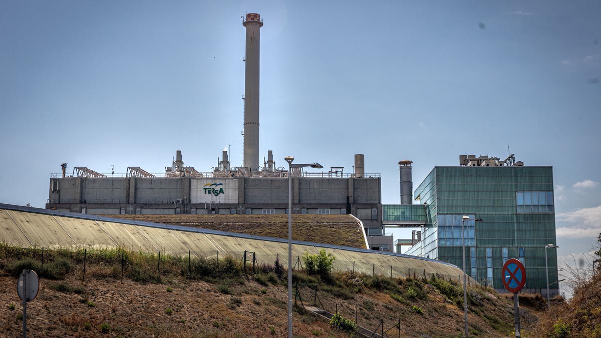 La incineradora de residuos metropolitanos de Tersa, en Sant Adrià de Besòs.