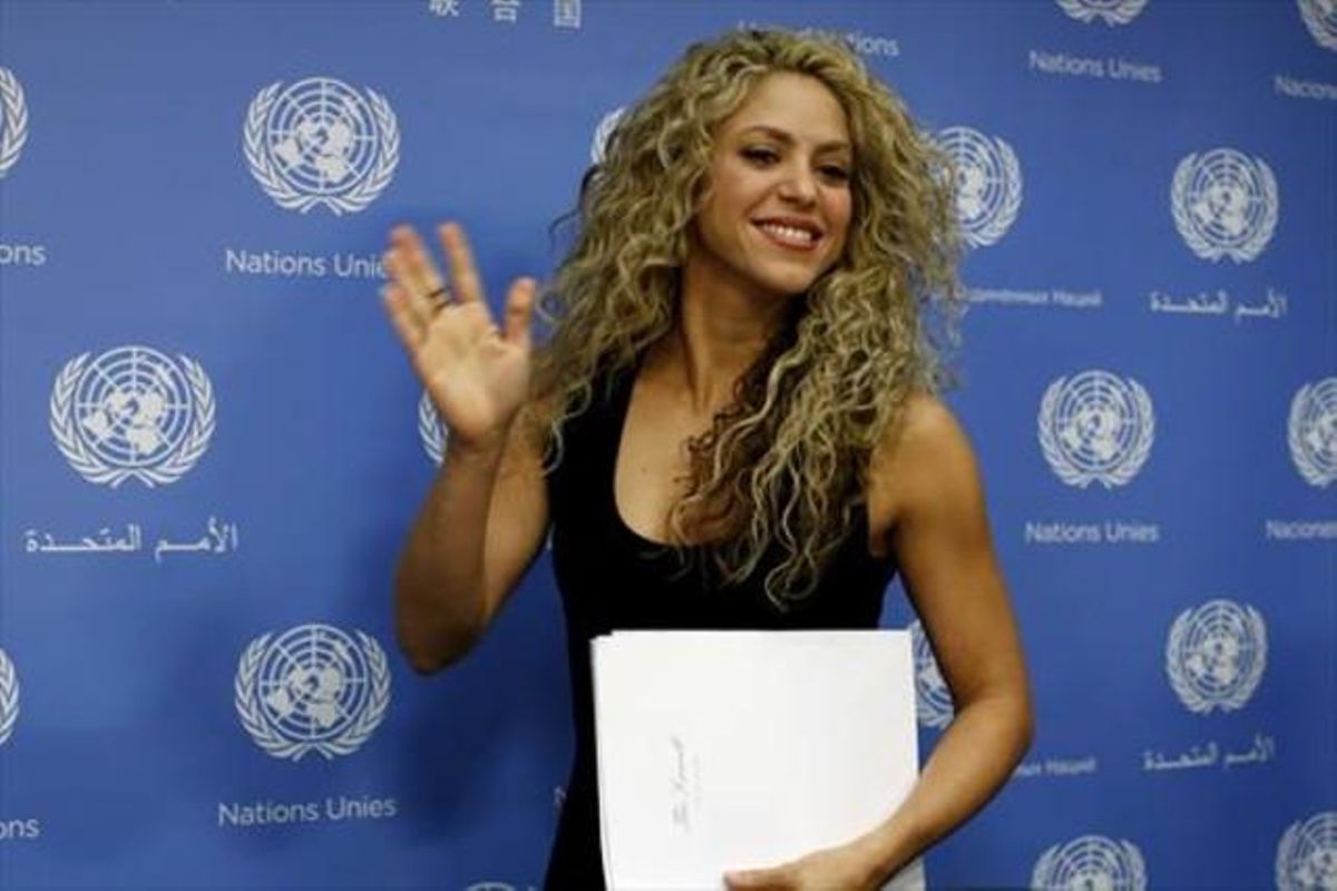 Shakira, ponent a lONU en favor dels nens_MEDIA_1 Shakira, ponent a lONU en favor dels nens_MEDIA_1