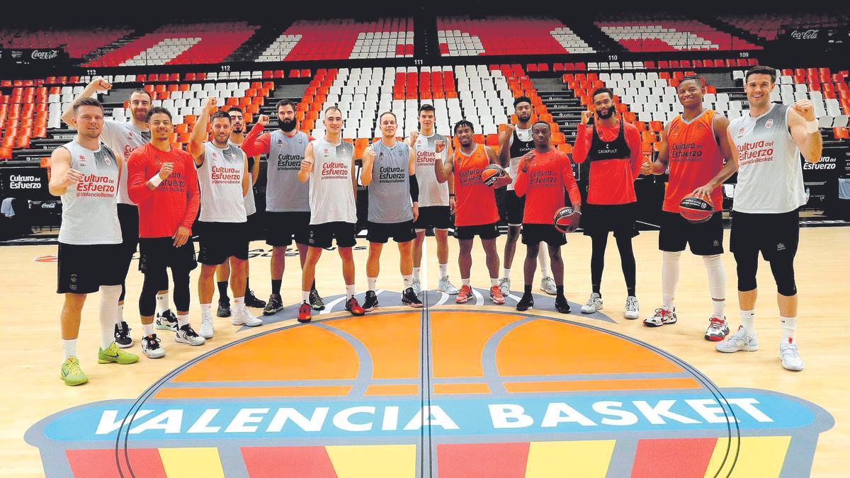 La plantilla del Valencia Basket está muy ilusionada con el estreno en casa de la Euroliga