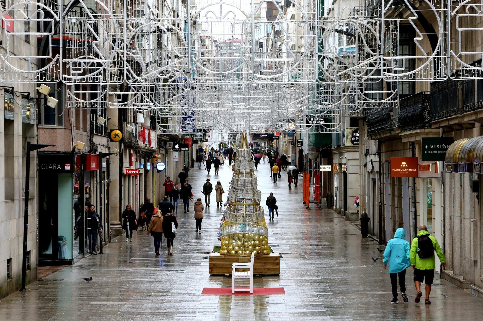 El tiempo en Vigo: de cielos despejados y calles llenas a tiempo desapacible en menos de un día