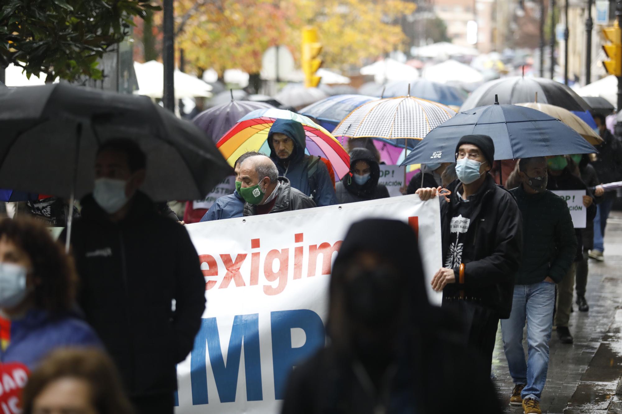 Gijón se moviliza contra la contaminación