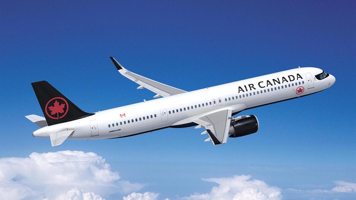 Un avión de la compañía Air Canadá.