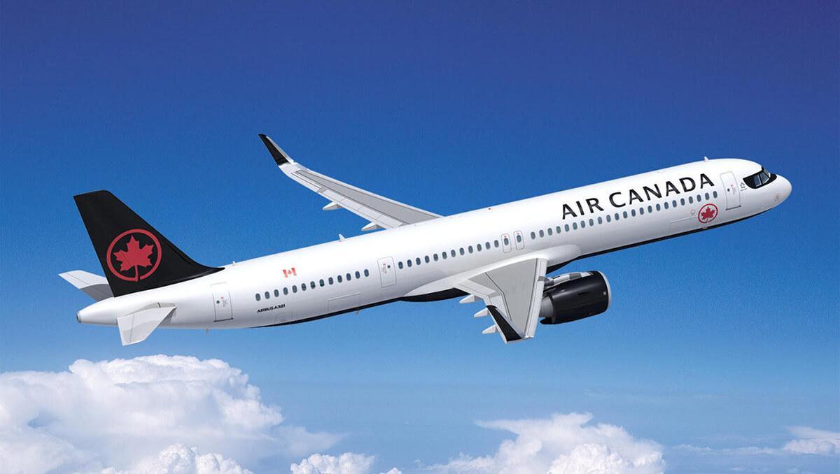 Un avión de la compañía Air Canadá.