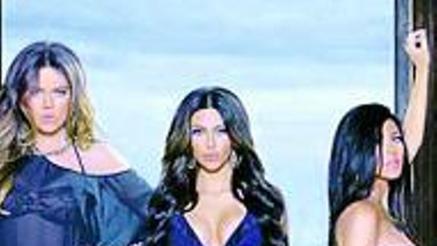 Las tres hermanas Kardashian.