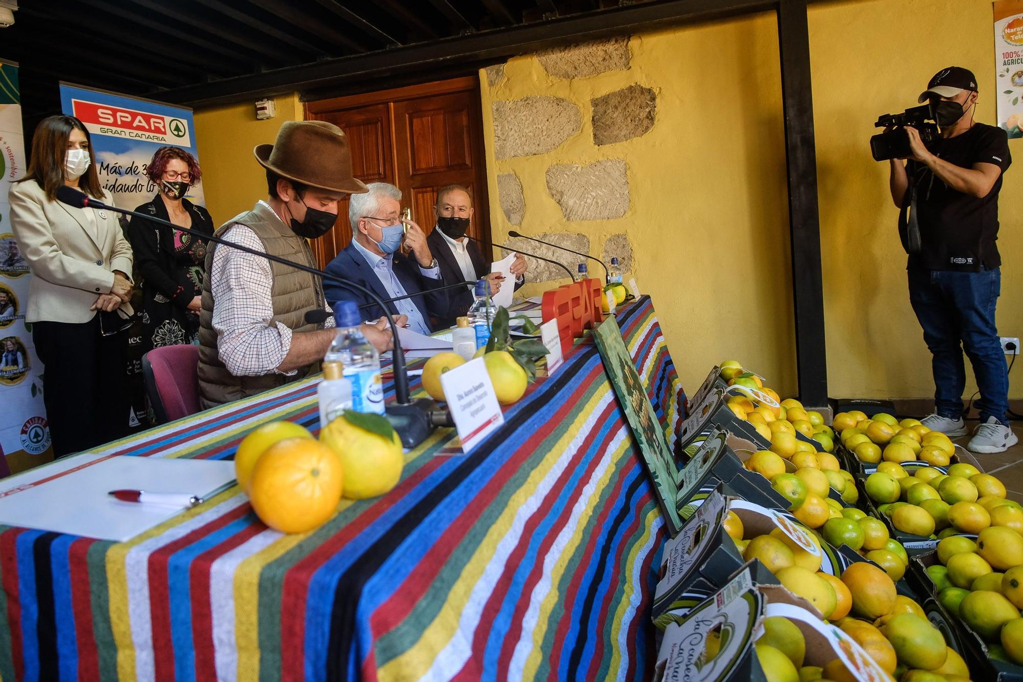 Spar venderá en sus tiendas de Gran Canaria naranjas del municipio de Telde