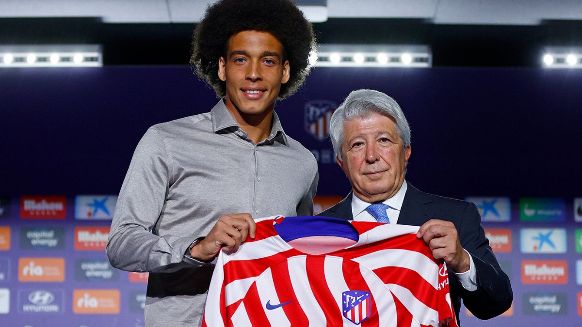 El Atlético de Madrid presenta a Witsel