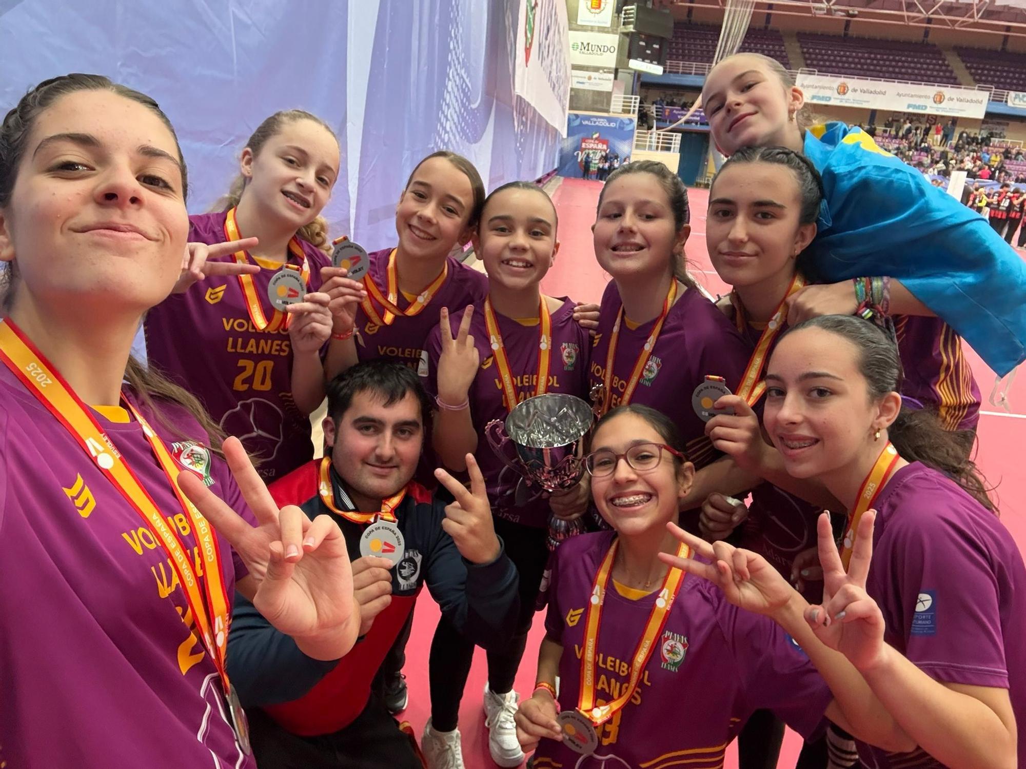 Integrantes de la AD Playas de Llanes.