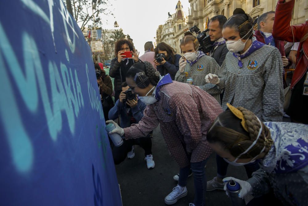 Proceso creativo de la falla municipal