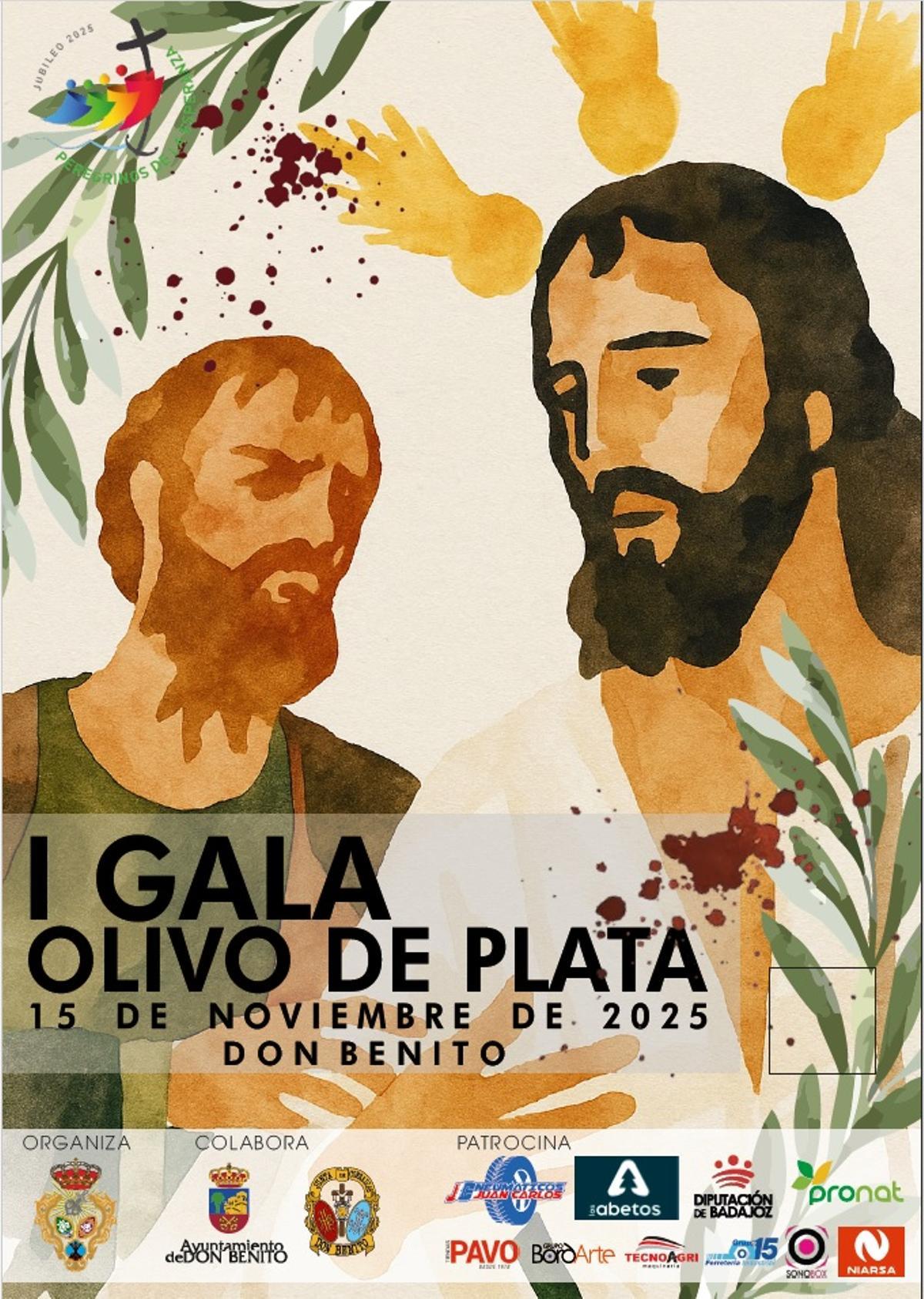 Cartel de la I Gala Olivo de Plata de Don Benito.