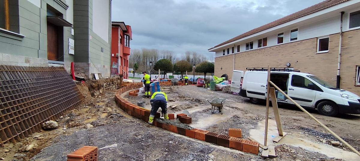 Las obras en la capital parraguesa.