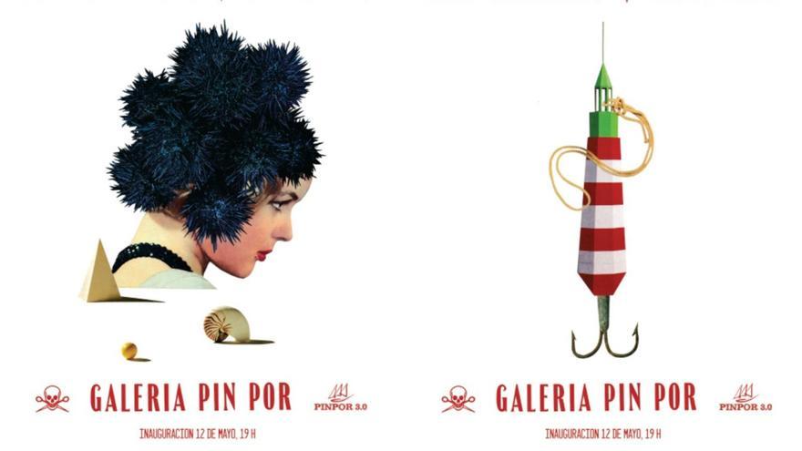 Cartel de la exposición del artista Sean Mackaoui en un local de Sant Francesc, en Formentera | PAMELA SPITZ