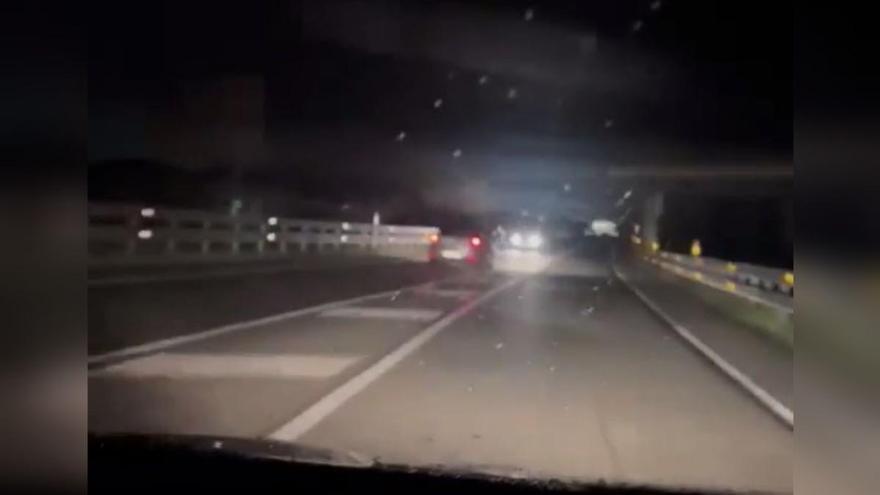 Vídeo | Un vehicle circula en sentit contrari per l'N-II a l'Alt Empordà