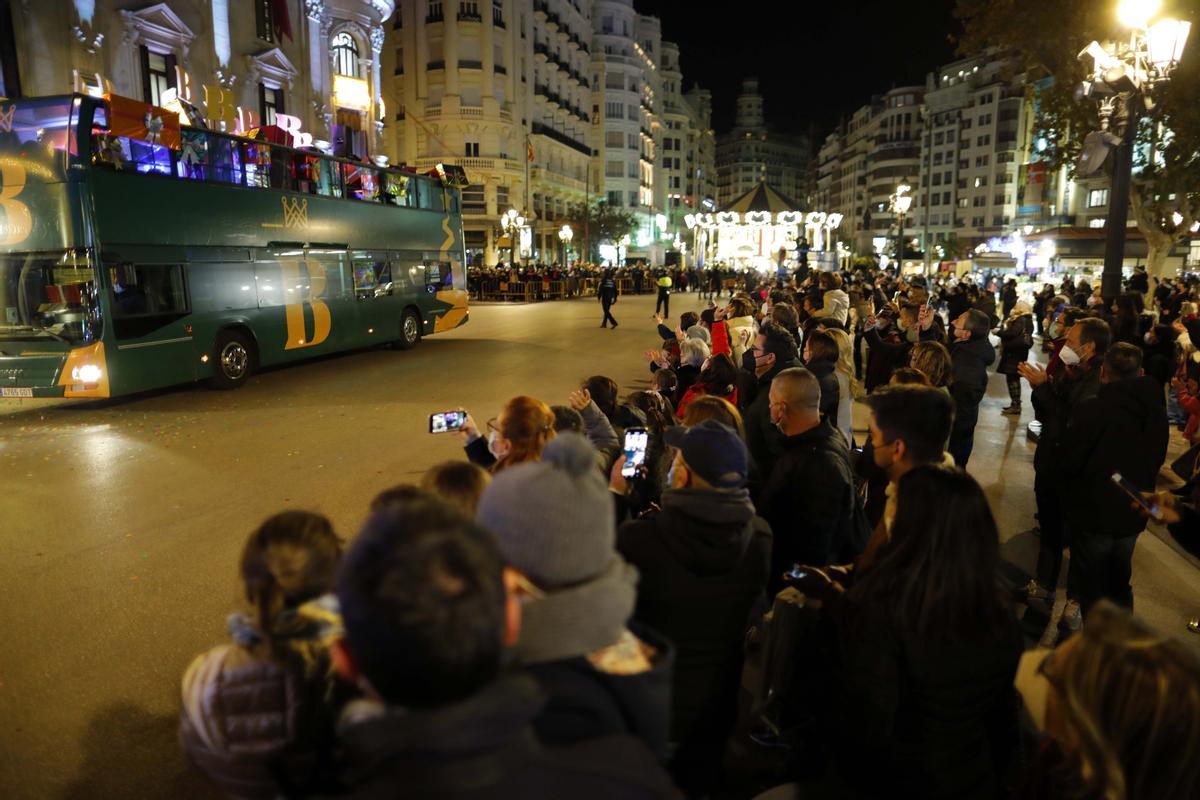 5 de enero. La cabalgata de Reyes recorre el centro de la ciudad de València 5 de enero. La cabalgata de Reyes recorre el centro de la ciudad de València